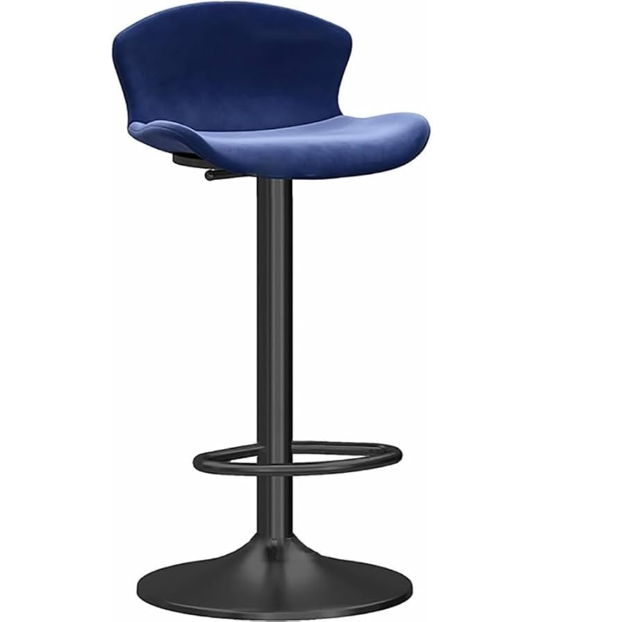 Banco de altura de mostrador Partners, taburete de mostrador Baron azul