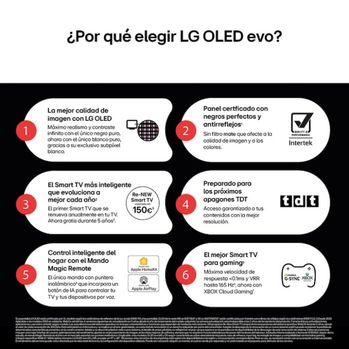 TV OLED evo AI C5 139cm (55") LG OLED55C56LB, Smart TV 4K - Imagen 3