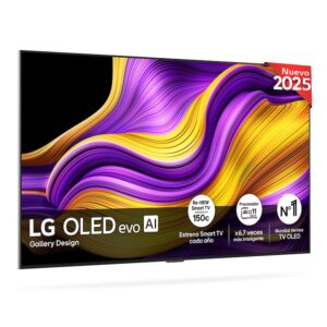 TV OLED evo AI G5 164cm (65") LG OLED65G55LW, Smart TV 4K, soporte pared incluido