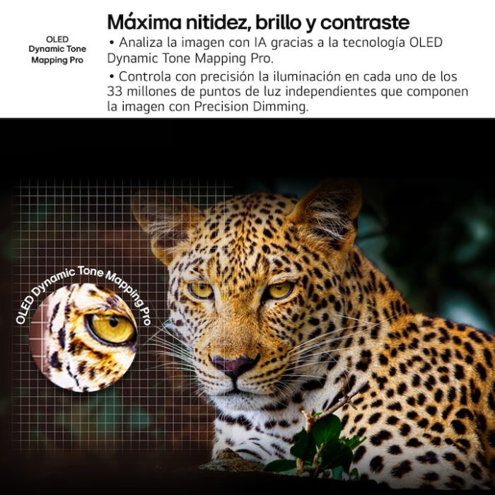TV OLED evo AI G5 164cm (65") LG OLED65G55LW, Smart TV 4K, soporte pared incluido - Imagen 8