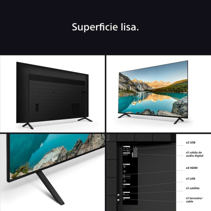 Televisor Sony BRAVIA 3 K55S35BP LED de 55", 4K HDR, Google TV, Smart TV, Dolby Vision, Dolby Atmos, Triluminos PRO, altavoz X-Balanced, menú de juegos - Imagen 4