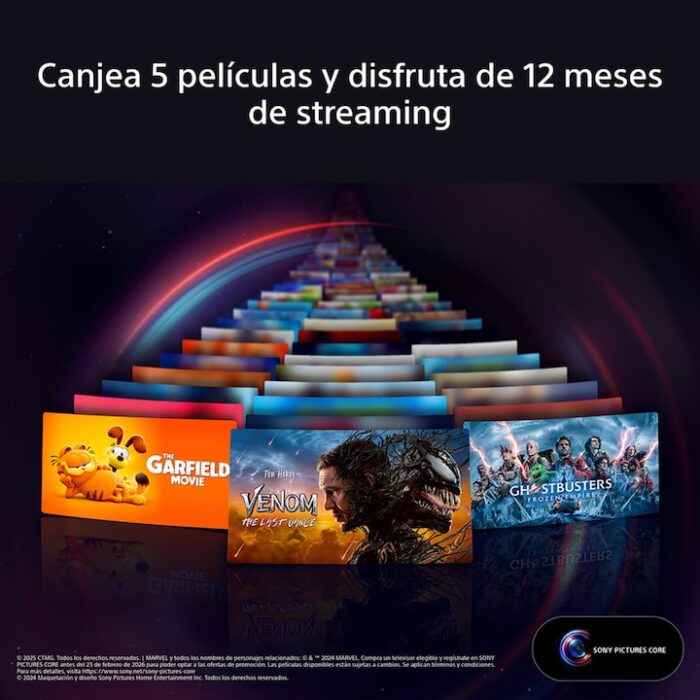 Televisor Sony BRAVIA 3 K55S35BP LED de 55", 4K HDR, Google TV, Smart TV, Dolby Vision, Dolby Atmos, Triluminos PRO, altavoz X-Balanced, menú de juegos - Imagen 6