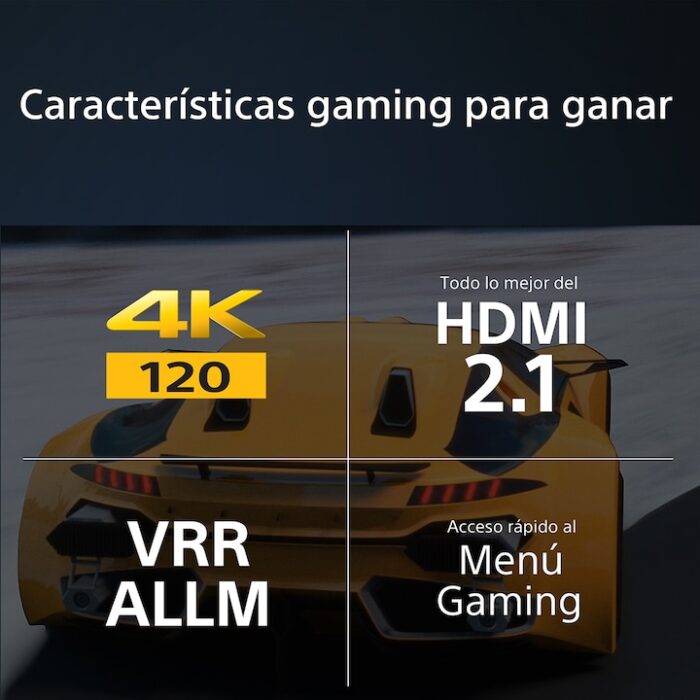 TV 55" Sony BRAVIA XR-55A84L OLED, 4K HDR, Google TV, Smart TV, Perfecto para PS5, Diseño integral - Imagen 7