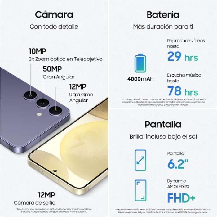 Samsung Galaxy S24 8GB + 256 GB móvil libre - Imagen 4