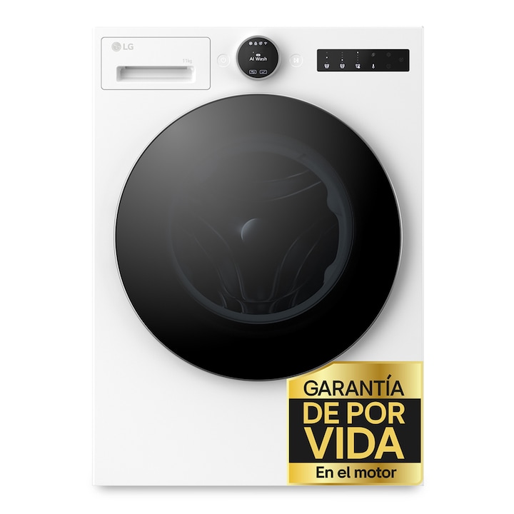 Lavadora LG, Inteligente, AI Direct Drive, TurboWash 360º, 11kg / 1.400rpm, Serie 700 - F4X7011TWS