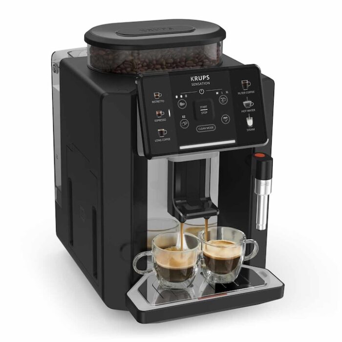 Cafetera superautomática Krups Sensation C10 EA910A10 con Tecnología Barista Inside