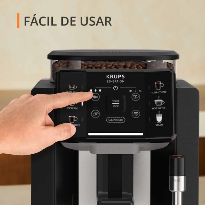 Cafetera superautomática Krups Sensation C10 EA910A10 con Tecnología Barista Inside - Imagen 5