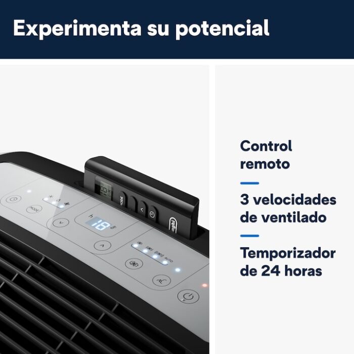 Aire acondicionado portátil Pingüino De' Longhi con 2.450 frig/h - PAC EM90 Silent - Imagen 4