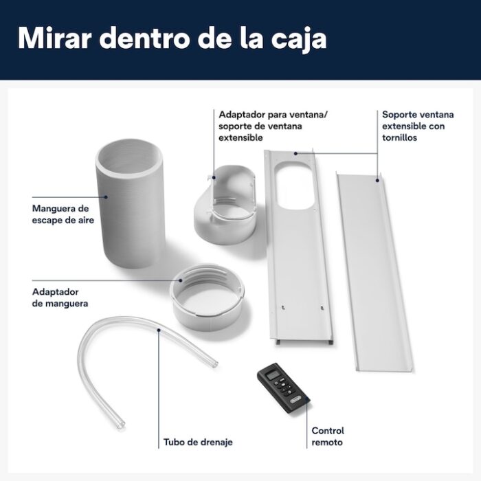 Aire acondicionado portátil Pingüino De' Longhi con 2.450 frig/h - PAC EM90 Silent - Imagen 6