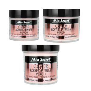 Polvo acrílico Cover Up Peach para decoración de uñas (40 g)