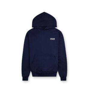 Sudadera con capucha relajada bordada de atletismo