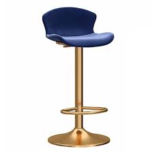 Banco de altura de mostrador Partners, taburete de mostrador Baron azul - Imagen 3