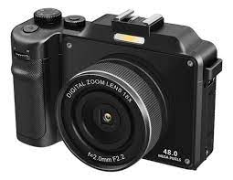 Cámara de vlogging UHD 4K con enfoque automático y tarjeta de 32 GB