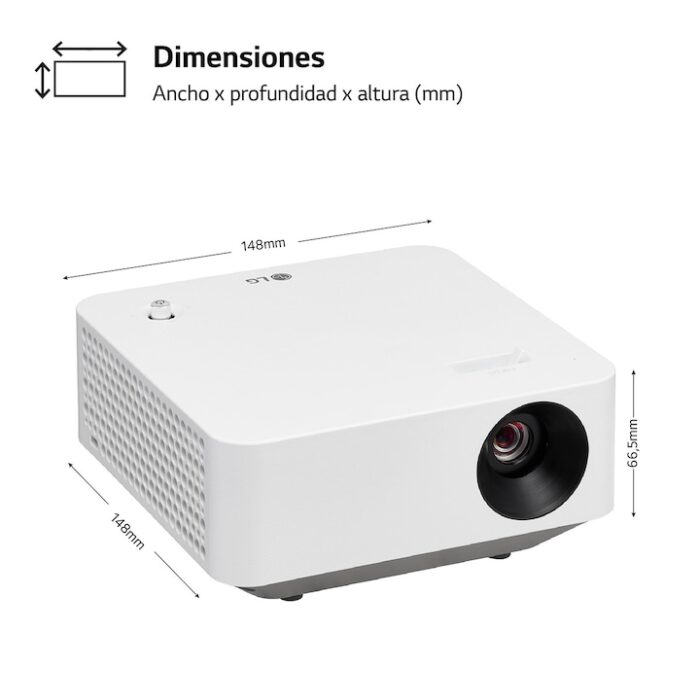 Proyector LG CineBeam PF510Q, 120", Full HD, 450 ANSI Lumen, Smart TV WebOS 5.0 - Imagen 2