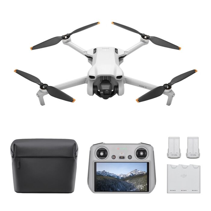 Dron con cámara DJI Mini 3 Fly More Combo con RC (control remoto pantalla) y peso de 248g - Imagen 3